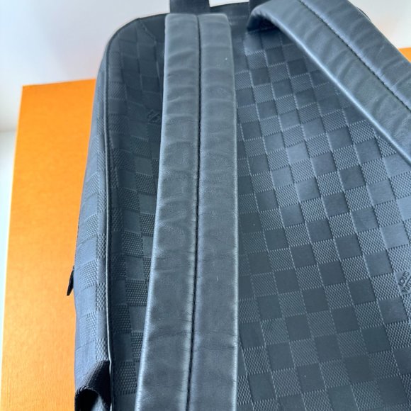 LOUIS VUITTON N40306 Damier Infini Backpack Rucksack Black Men's - Picture 11 of 16